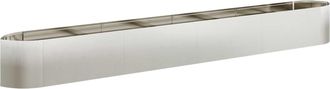 vidaXL Cama De Jard&iacute;n Elevada Acero Inoxidable 380 X 40 X 40 Cm Acero Vidaxl