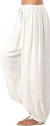 Generic Harem Pants Women Flowy Dance Pants Plus Size Harem Pants Womens Comfy Sweatpants Witch Pants Festival Bottoms for Women Boho Hippie Clothes Funky Pan