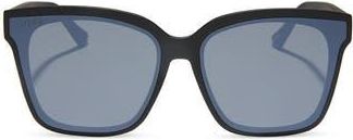 DIFF Eyewear Madison 63mm Oversize Square Sunglasses in Matte Black at Nordstrom Rack