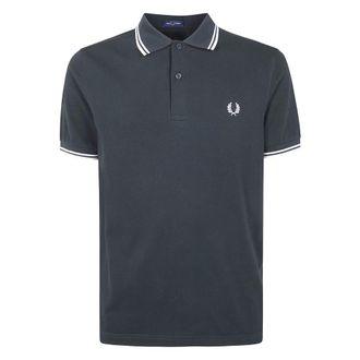 Fred Perry Hombre, Camisetas, Verde, Talla: M