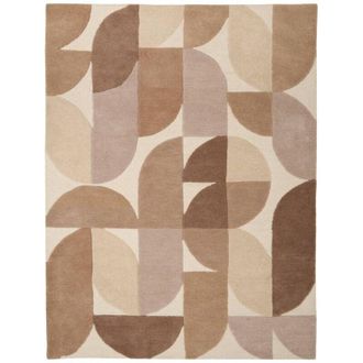 Atmosphera Atmosphera - Alfombra Efecto Lana Argyll Lino Beige 200x150cm Cr&eacute;ateur DInt&eacute;rieur