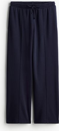 H&M Sweathose mit Bügelfalten - Blue