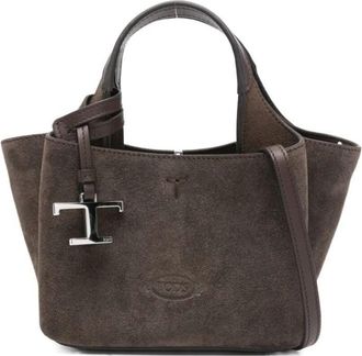 Tod's Brown Logo Handbag