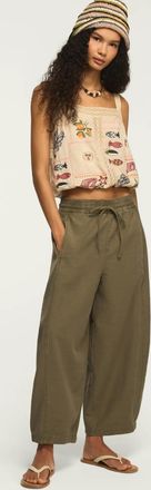 Lucky Brand Womens Drawstring Balloon Pant