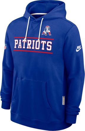 Nike New England Patriots Alt Standard Issue Nike Mens Dri-FIT NFL Pullover Hoodie in Blue | 03AZ4DAQ8K-PT1