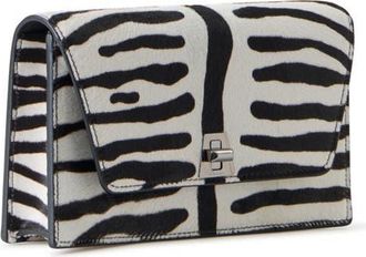 Akris Anouk Genuine Calf Hair Envelope Clutch in Zebra Stripes Small at Nordstrom