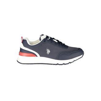 U.S.Polo Association Blue Fabric Mens Mens Sneaker