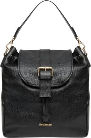 Nero Giardini Dollaro Schoudertas - Dames - Schoudertassen - Zwart - ONE Size - Tassen