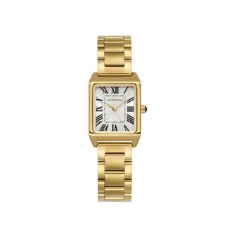 Adornia Gold Berlin Watch with White Face