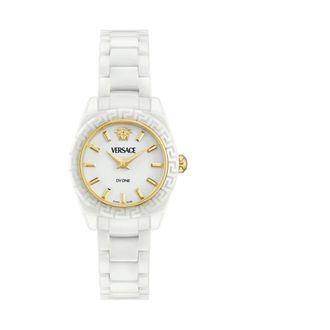 Versace DV One Mini - Dames - Horloges - Wit - ONE Size - Accessoires