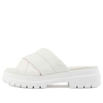 Timberland (WMNS) Timberland London Vibe Slides White Full Grain A63RV