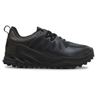 Keen Zionic WP Textile Synthetic Mens Outdoor Trainers - Black Steel Grey - Size:UK 10.5