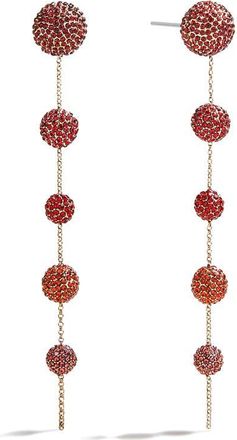 BaubleBar Blair Pav&eacute; Earrings in Red at Nordstrom