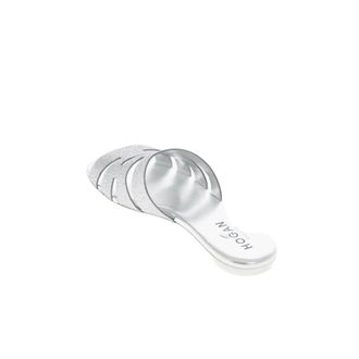 Hogan Valencia Slide Sandal - Silver