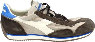 Diadora Stone Wash Su&egrave;de Veters Rubberen Zool - Heren - Sneakers - Veelkleurig - 45 EU - Su&egrave;de - Schoenen