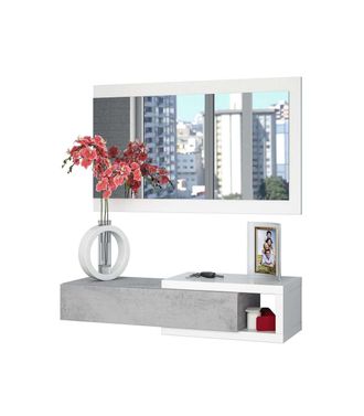 F.R.S. Frs - Mueble Recibidor Zoe En Gris Cemento