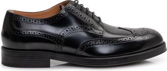 Tod's Black Leather Dress Shoes