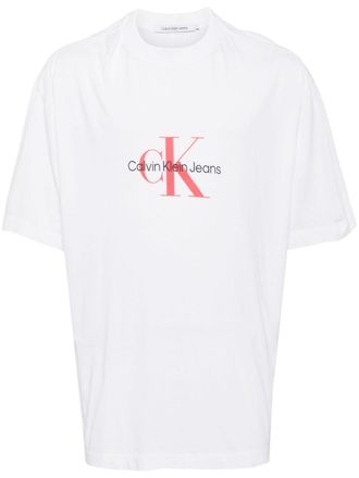 Calvin Klein logo-printed t-shirt - men - Cotton - S - White
