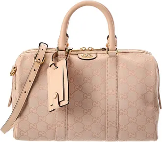 Gucci Ophidia Medium Gg Canvas & Leather Satchel