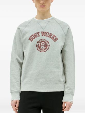 A Bathing Ape Sweater met logoprint - Grijs