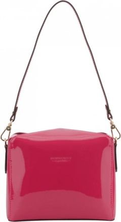 Pourchet Cassetta Schoudertas - Dames - Schoudertassen - Roze - ONE Size - Leer - Tassen