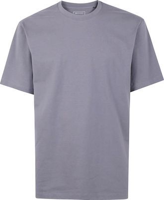 Yohji Yamamoto Tops, Heren, Grijs, XL, Grafisch T-shirt met korte mouwen