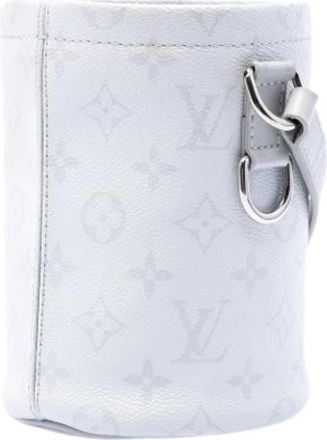 Louis Vuitton Pre-owned Chalk Sling Bag - Dames - Vintage Tas - Grijs - ONE Size - Leer - Vintage
