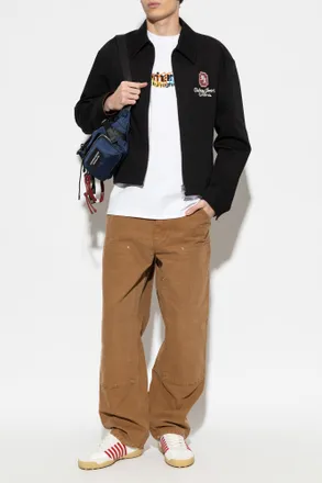 Carhartt Work in Progress Double Knee Jeans, Mens, Brown