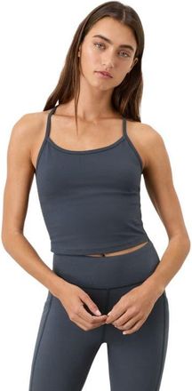 Pact On The Go-To Shelf Bra Tank Made With Organic Cotton in Steel Blue at Nordstrom, Size Xx-Large