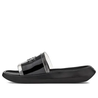 UGG (WMNS) UGG Hilama Slide Black Slippers 1109592-BLK