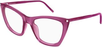 Saint Laurent Glasses, female, Pink, 55 MM, SL 214 Kate Thin Optical Frame
