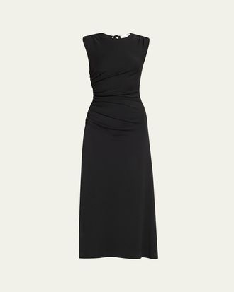 Proenza Schouler Mimi Ruched Crepe Dress