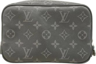 Louis Vuitton Pre-owned Clutches, male, Black, Size: ONE SIZE Pre-owned Small Toiletry Pouch