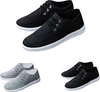 Generic Mens Casual Shoes, Fitness Shoes, Lightweight Fabric Shoes, Flat Sole, Breeze Shoes, Plain Everyday Shoes, Breathable Walking Shoes, Plain Jogging Sho