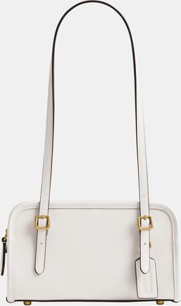 Coach Womens Swing Zip Bag 20 - White Leather - One Size
