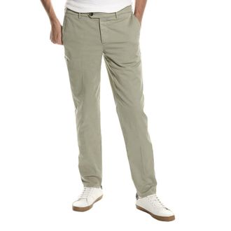Brunello Cucinelli MenS Sage Cotton Casual Trousers, Size 38