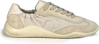 Vic Mati&eacute; 5102 Sense Leather-Mix Sneaker - Dames - Sneakers - Beige - 37 EU - Leer - Schoenen