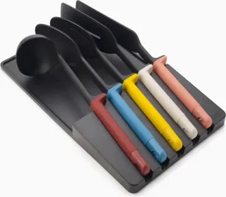 Joseph Joseph Juego De Utensilios Para Caj&oacute;n Joseph Joseph Elevate De 5 Piezas Multicolor, Utensilios De Cocina Compactos Y Funcionales Con Dise&ntilde;o Innovador Para Ah