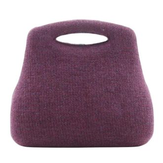 Chanel Pre-owned Handbags, female, Purple, Size: ONE SIZE Pre-owned Fabric handbags