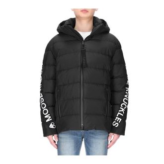 Moose Knuckles Winter Jackets, male, Black, Size: XL Naufrage Puffer Jacket