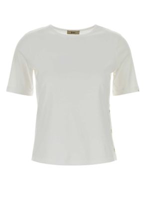 Herno White Cotton T Shirt