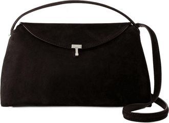 Toteme Womens T Lock Crossbody Bag Brown Calfskin