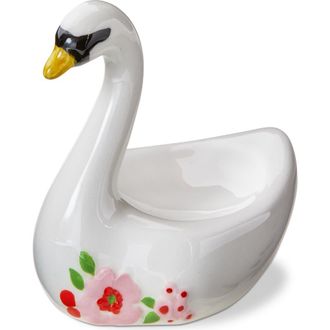 Tag Swan Ring Holder Multi Earthenware Everyday in White at Nordstrom