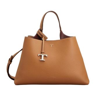 Tod's Small Apa Top Handle Bag - female - Tods - Handbags - Brown - ONE SIZE - Bags
