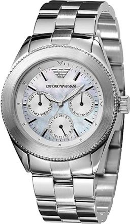 Emporio Armani Dameshorloge Kwarts Zilver