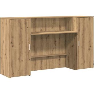 vidaXL Vidaxl - Mostrador De Recepci&oacute;n Roble Artisian 180x50x103,5 Cm
