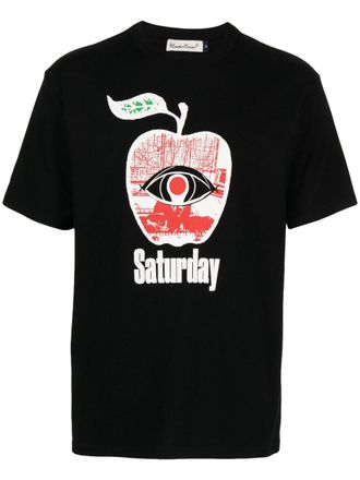 Undercover graphic-print cotton T-Shirt - Black