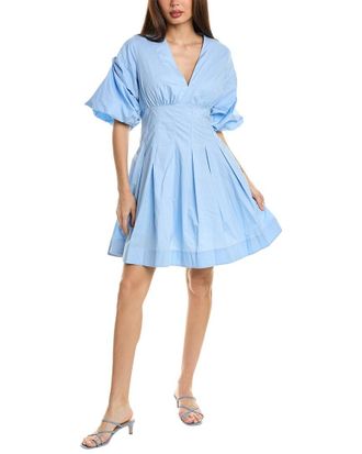 Beulah Puff Sleeve A-Line Dress