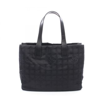 Chanel Black New Travel Line Handbag Tote Bag (Pre-Owned)