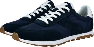 Salamander Sneaker SALAMANDER, Damen, Gr. 36, dunkelblau, Leder, Schuhe Sneaker, Freizeitsneaker, Halbschuh, Schn&uuml;rschuh mit Wechselfussbett